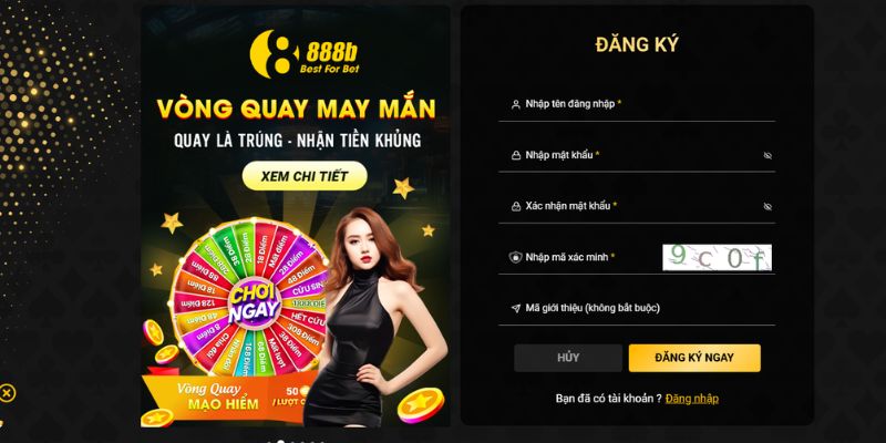 Quy trình mở tài khoản 888B để trải nghiệm dịch vụ